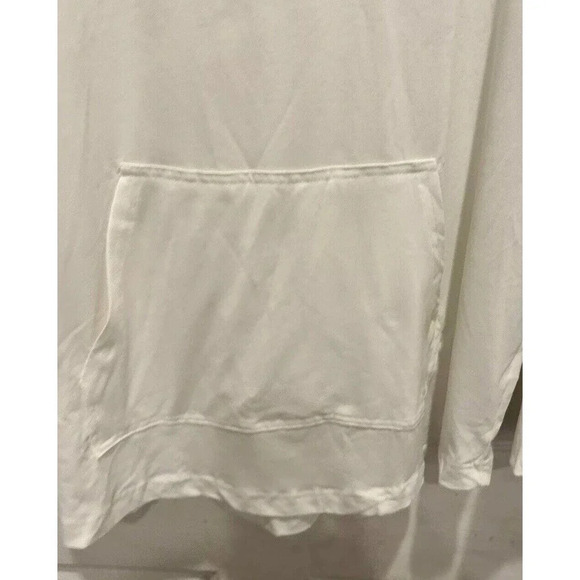 Lularoe‎ Amber Hoodie White With Blue Stars Large USA NWT - Picture 3 of 7